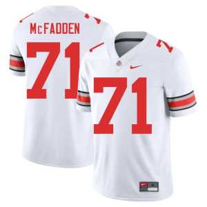 #71 Ohio State White Replica Mens College Football Jayvon McFadden Jerseys 504427-917 - Image 1
