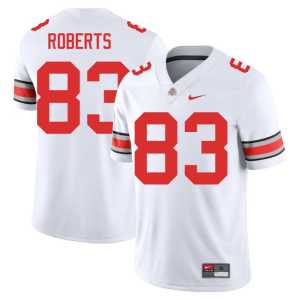 #83 Men's College Football The Fighting Buckeyes Nate Roberts High School White Jerseys 626632-573 - Image 1