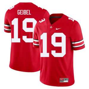 #19 Men College Football Brady Geibel The Buckeyes Alumni Scarlet Jerseys 441592-176 - Image 1