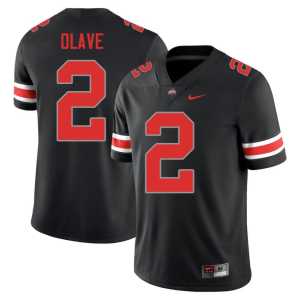 #2 Blackout Chris Olave Mens College Football Alumni OSU Buckeyes Jersey 710906-470 - Image 1