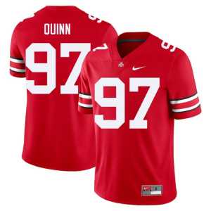 #97 Player The Buckeyes Dre Quinn Scarlet College Football Men Jersey 822946-769 - Image 1