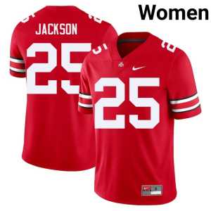 #25 Scarlet Women's Bo Jackson University Ohio State Buckeyes College Football Jersey 992682-596 - Image 1
