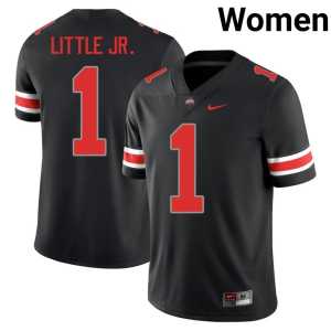 #1 Earl Little Jr. College Football Women Go Bucks Player Blackout Jerseys 347431-198 - Image 1