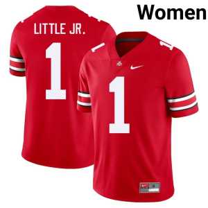 #1 Ohio State Earl Little Jr. College Football Women's High School Scarlet Jerseys 185039-170 - Image 1