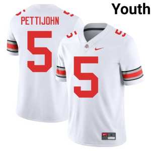 #5 Riley Pettijohn White The Buckeyes 2025-26 Youth College Football Jersey 832426-140 - Image 1